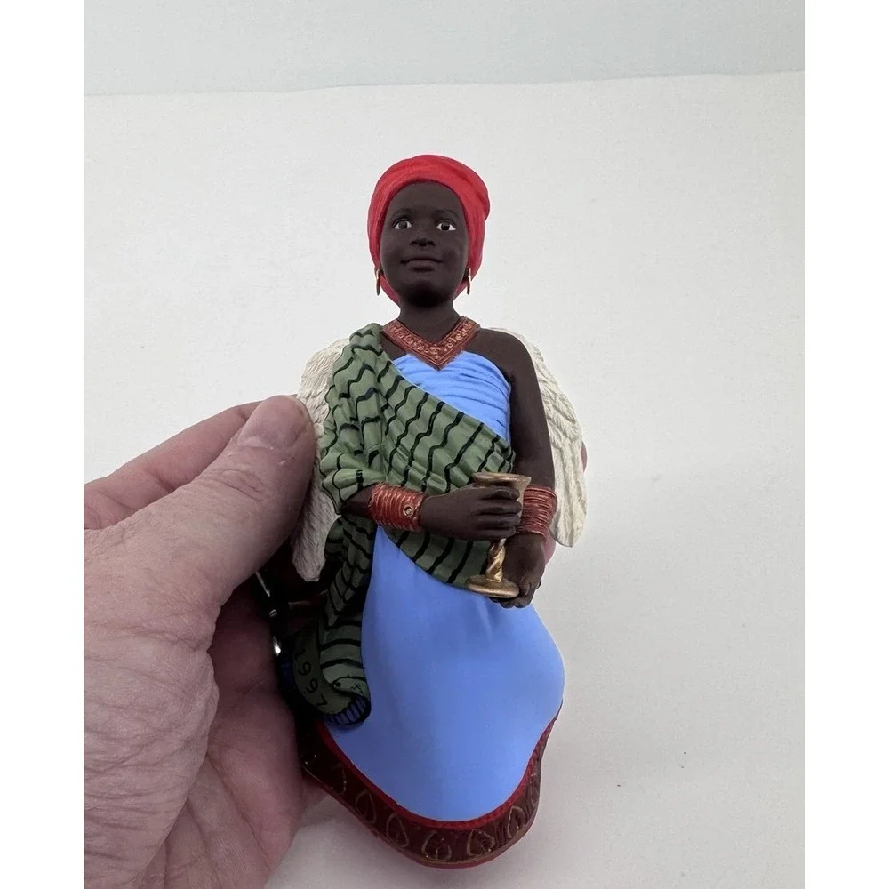 Hallmark Keepsake A Celebration of Angels 1997 #3 Kwanzaa Ornament QX6175 VTG